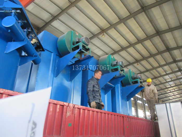 河南鶴壁建材廠(chǎng)定購(gòu)的64袋除塵器發(fā)貨